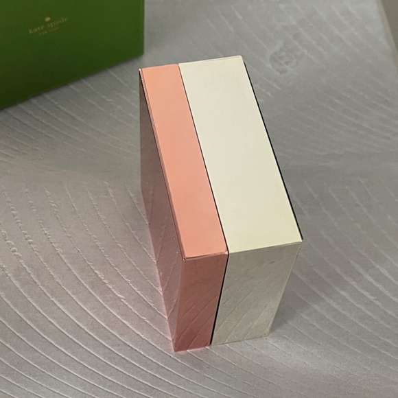 NWT Kate Spade New York x Lenox Rosy Glow Covered Keepsake Box / Jewelry Box - Picture 13 of 14